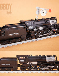 Steam Train Toy Sets With Railroad for Children - 1086Pcs
