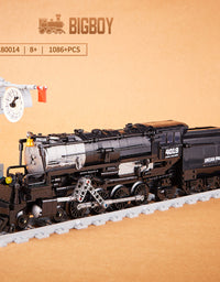 Steam Train Toy Sets With Railroad for Children - 1086Pcs
