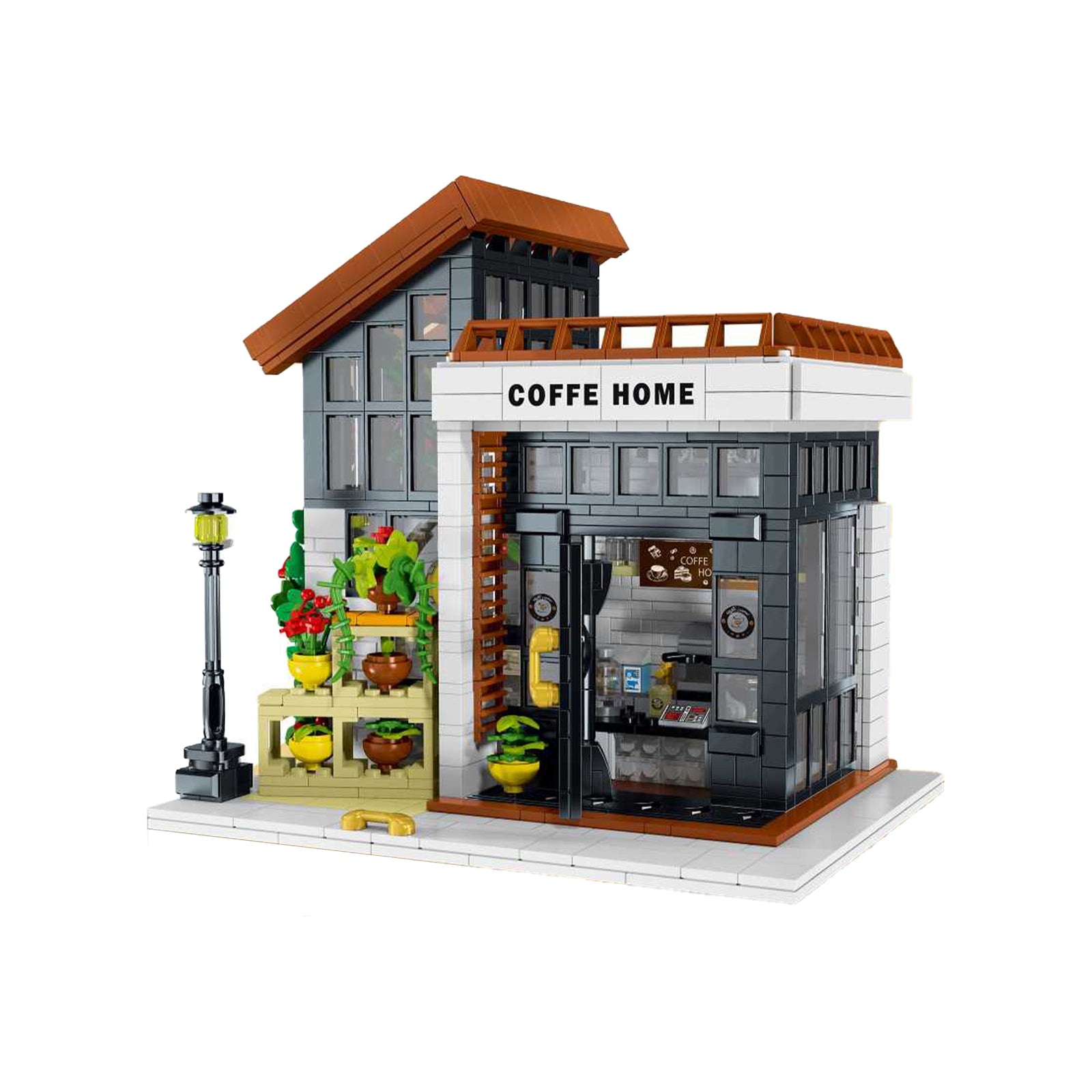 City Cafe House Mini Blocks Set