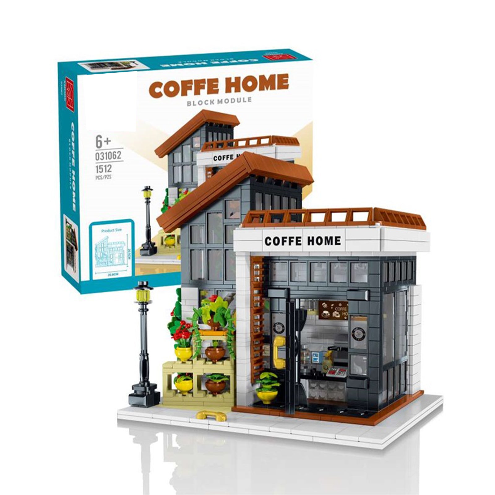 City Cafe House Mini Blocks Set