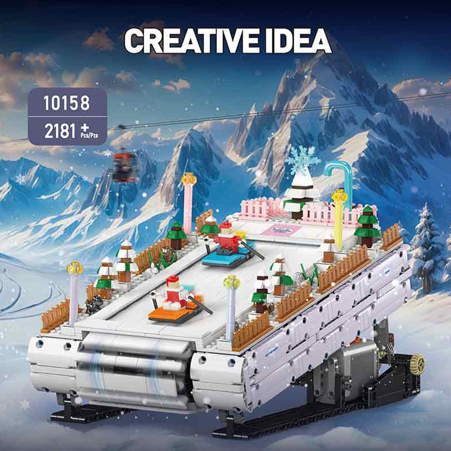 City Ski Resort Brick Toy Set