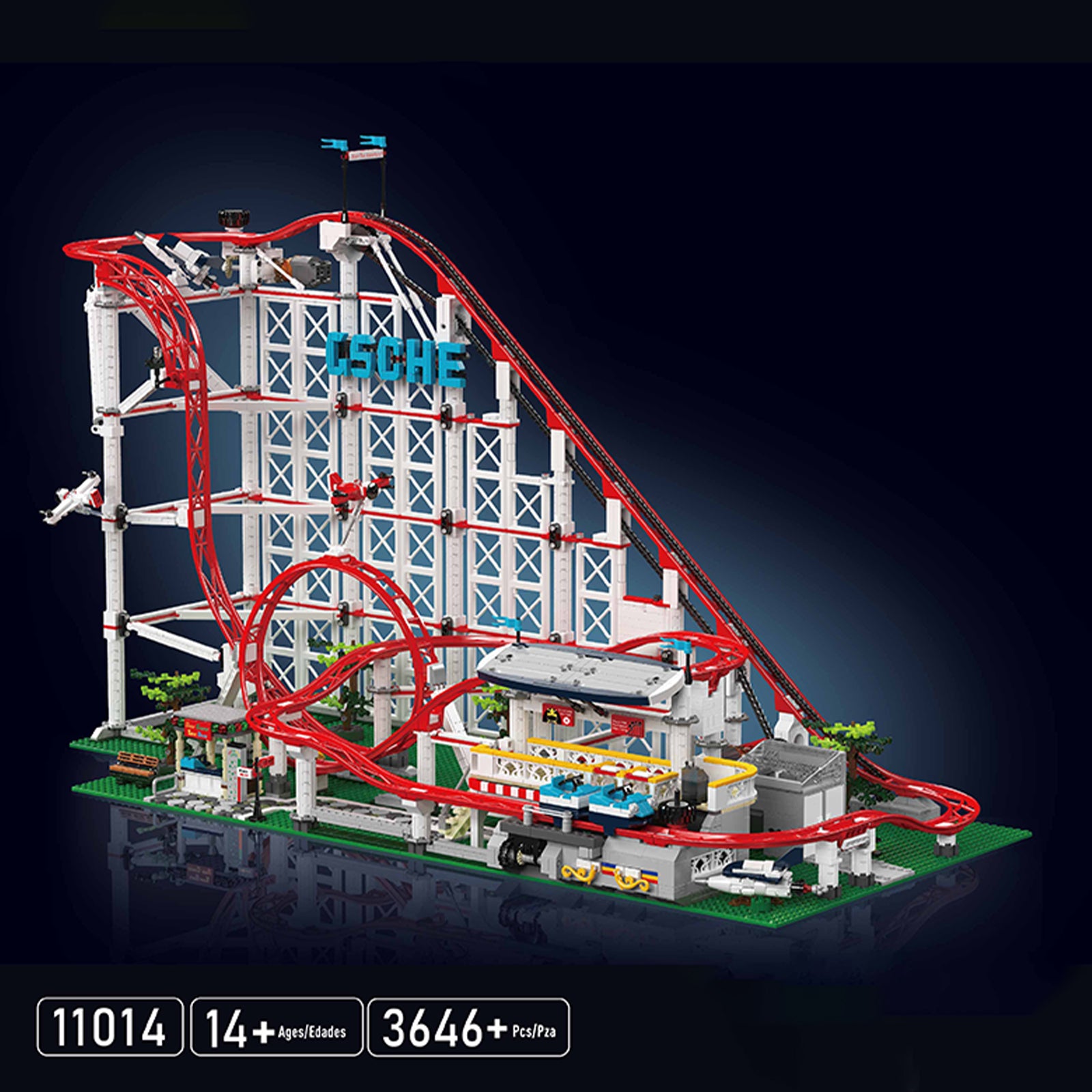 City Roller Coaster Toy Set