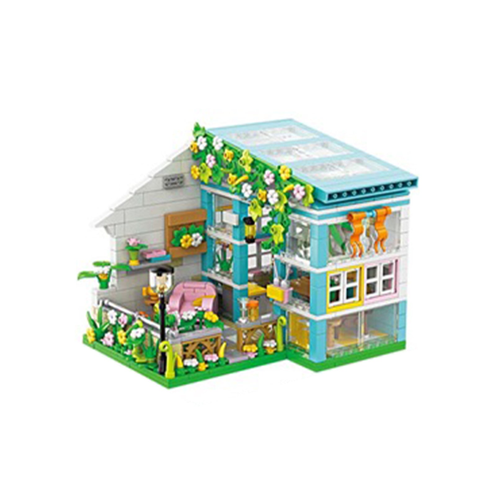 City Garden House Tiny Building Blocks