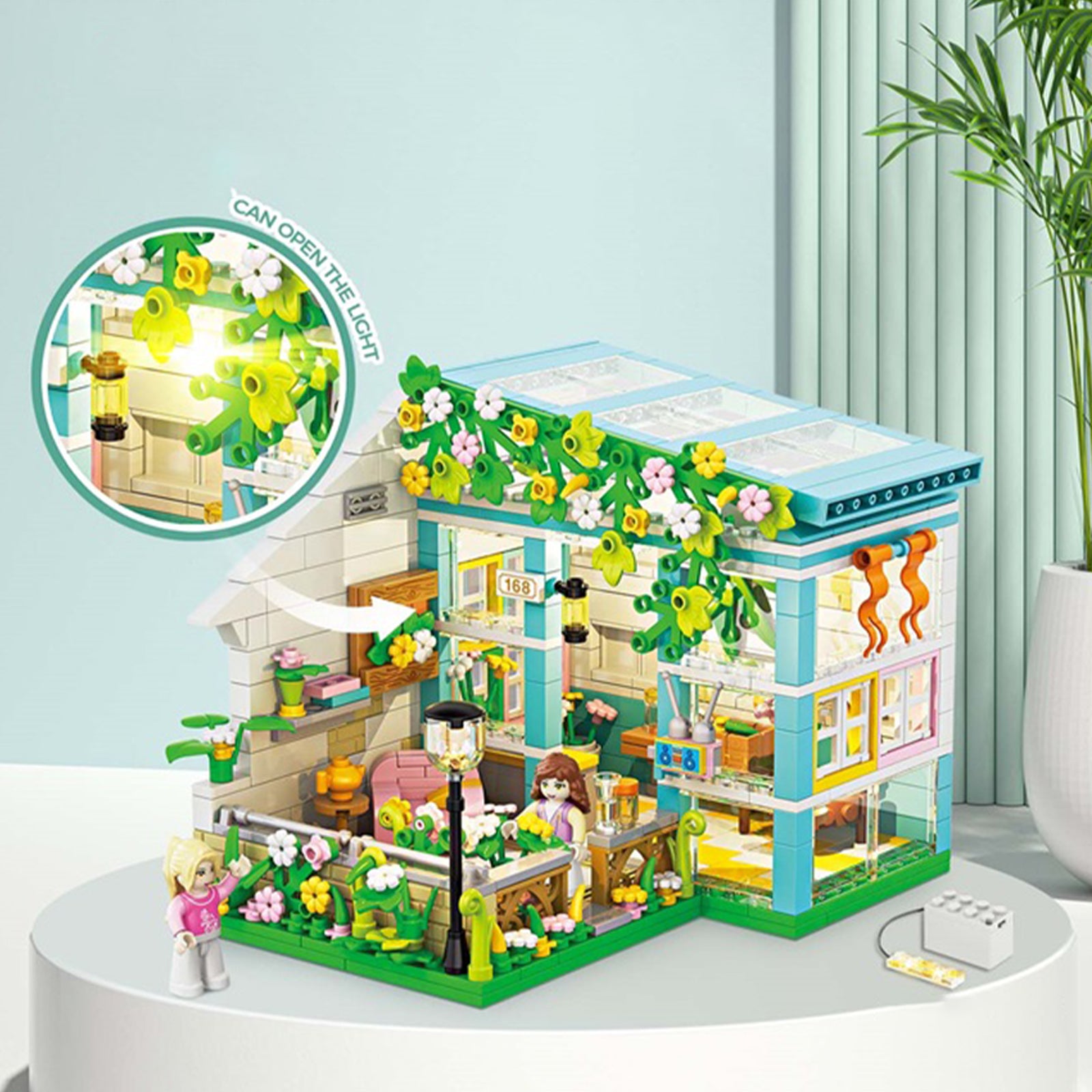 City Garden House Tiny Building Blocks