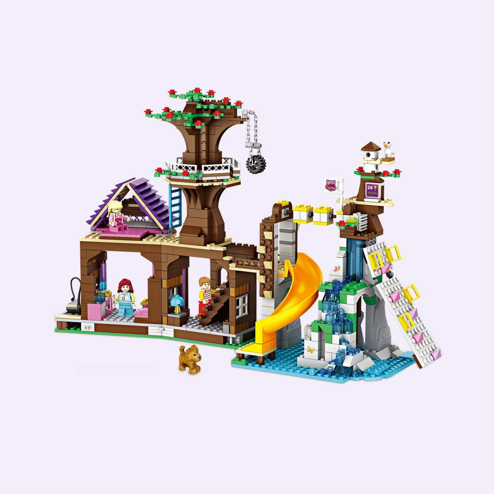 City Camp Tree House Small Building Blocks Set -922PCS