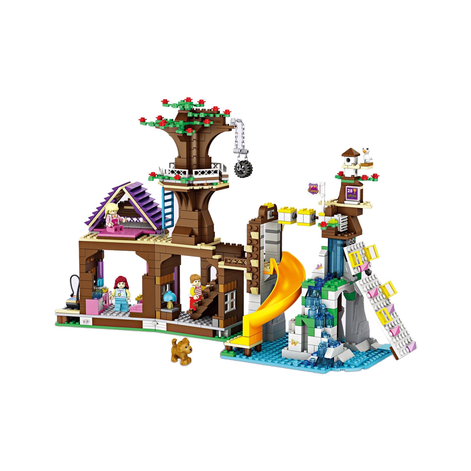 City Camp Tree House Small Building Blocks Set -922PCS