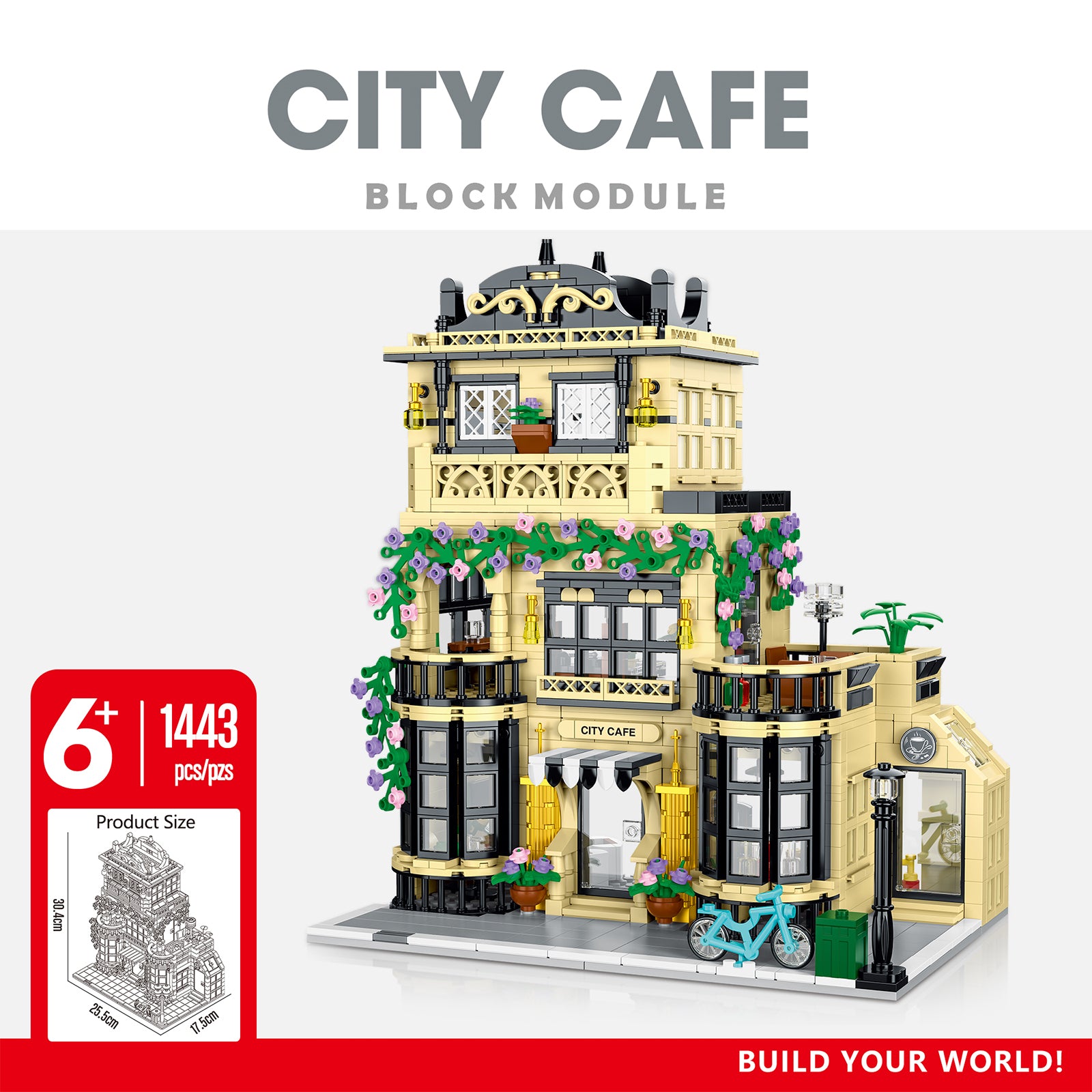 City Cafe House Mini Blocks Set