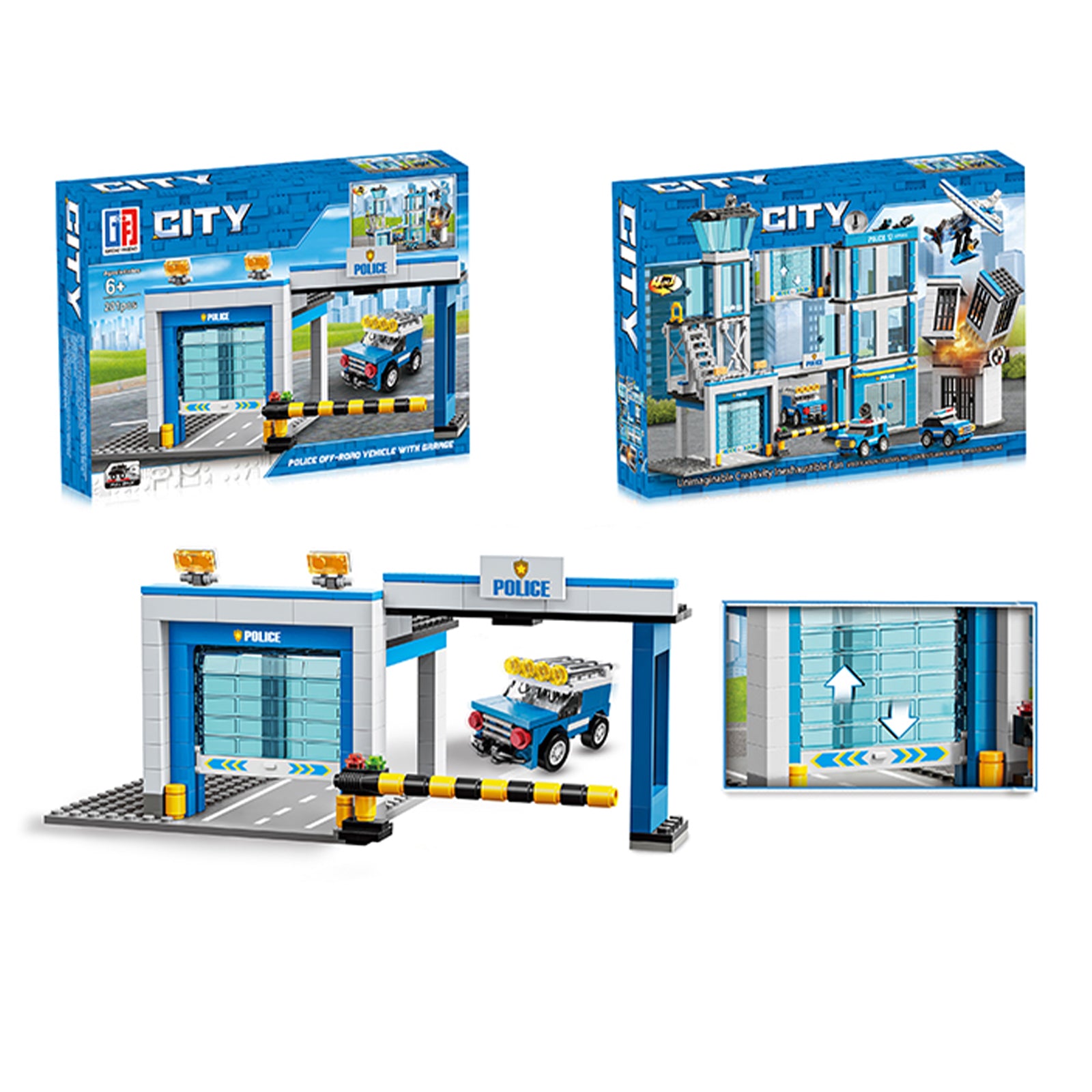 City Car Garage Toy Set -201Pcs