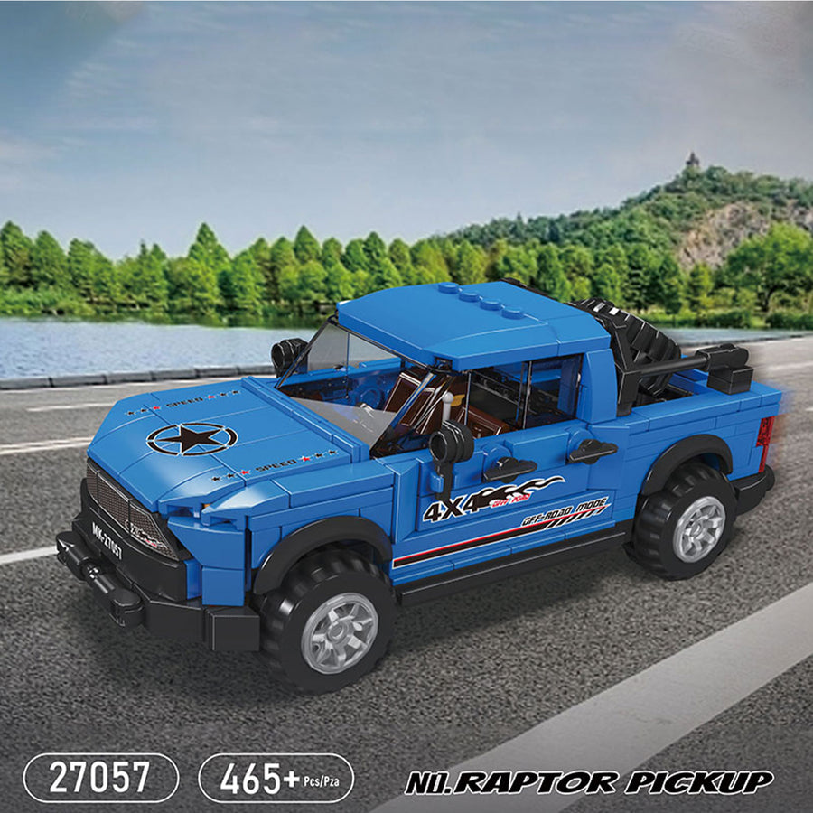 Off-Road Pickup Truck Building Block Toys Set