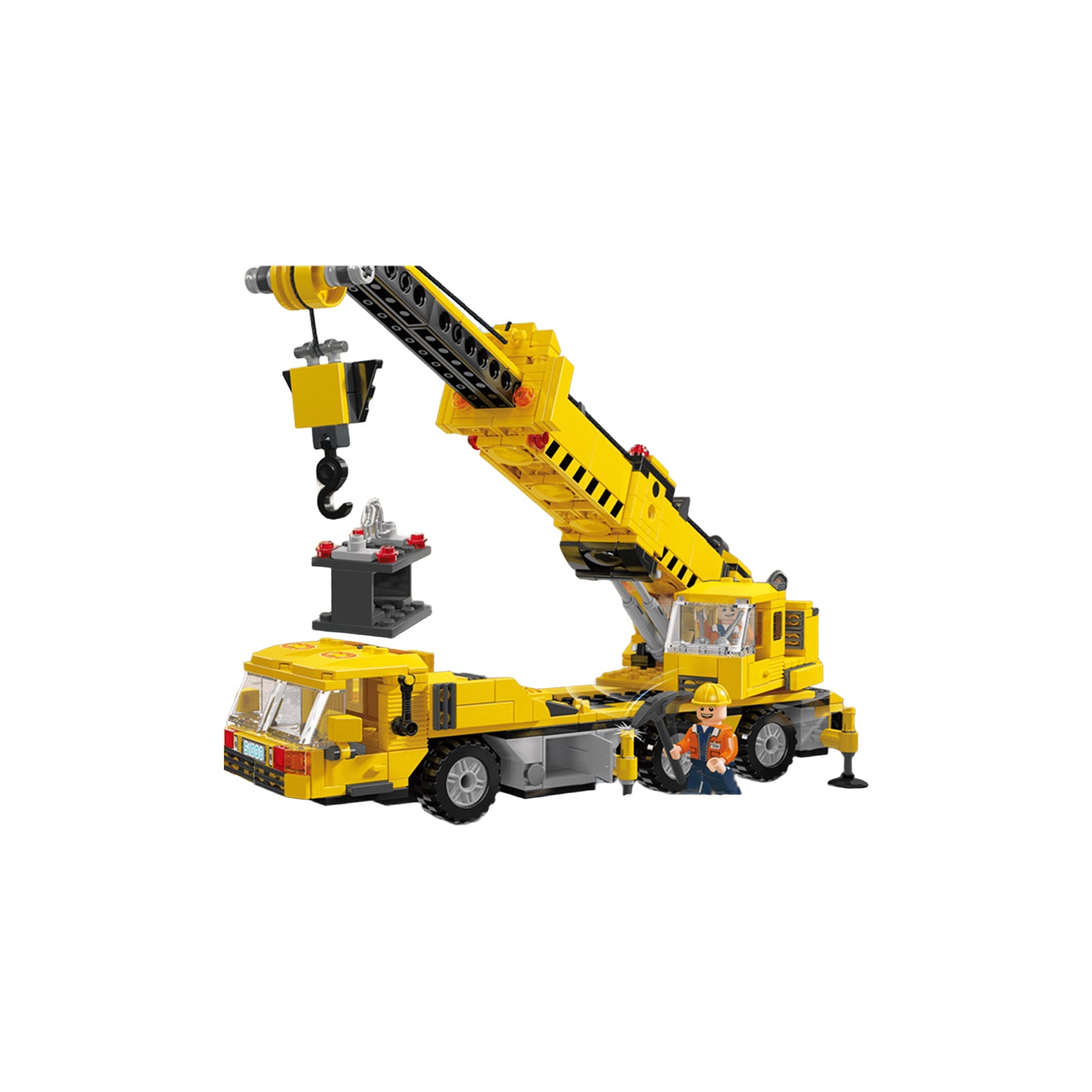 City Kids Blocks Construction Crane Toy -683Pcs