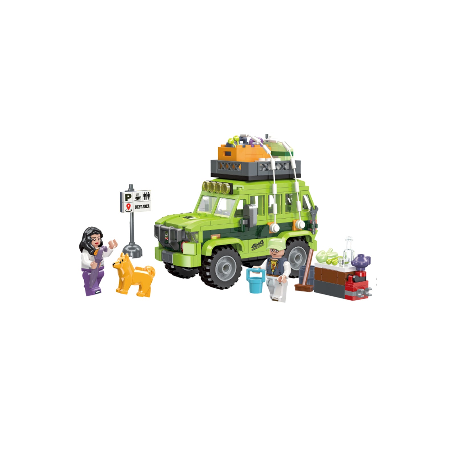 City Camper Van Mini Building Set