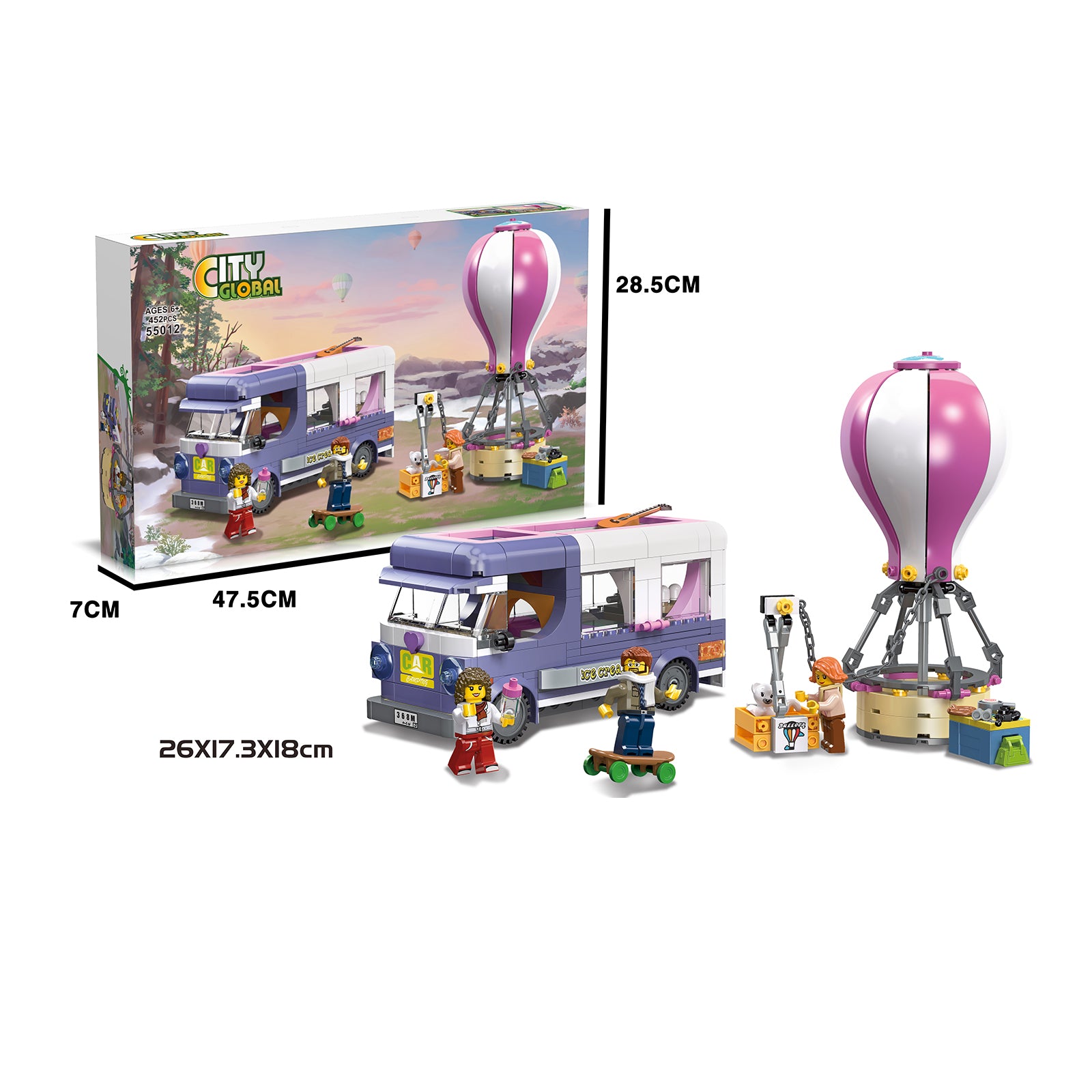 City Camper Van Mini Building Set