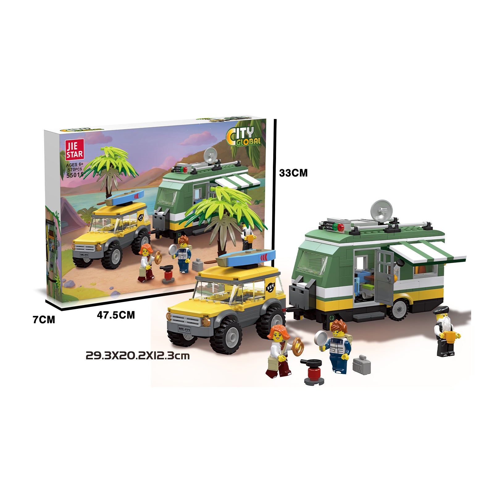 City Camper Van Mini Building Set