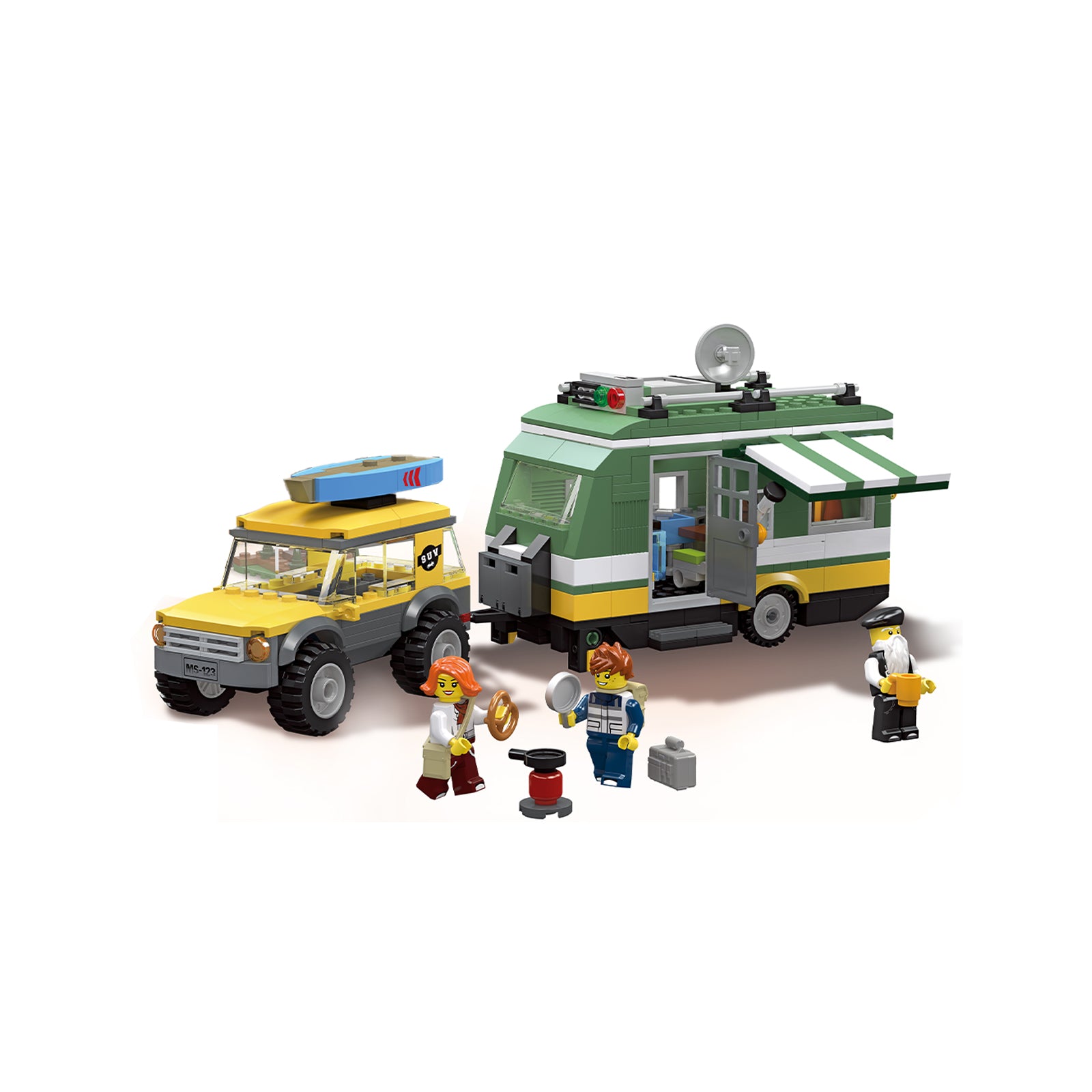 City Camper Van Mini Building Set