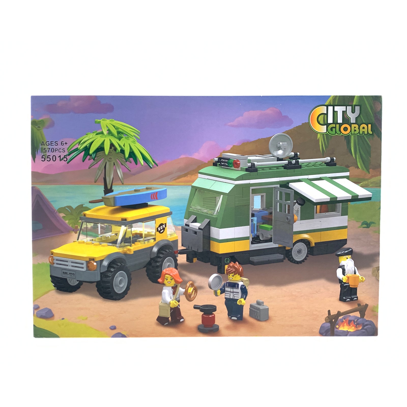 City Camper Van Mini Building Set