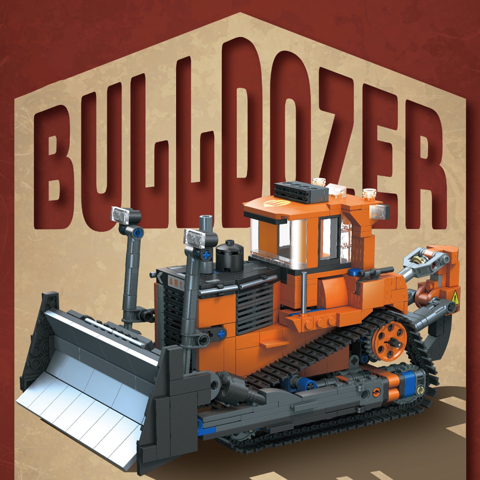 City Bulldozer Vehicle Block Sets -928Pcs