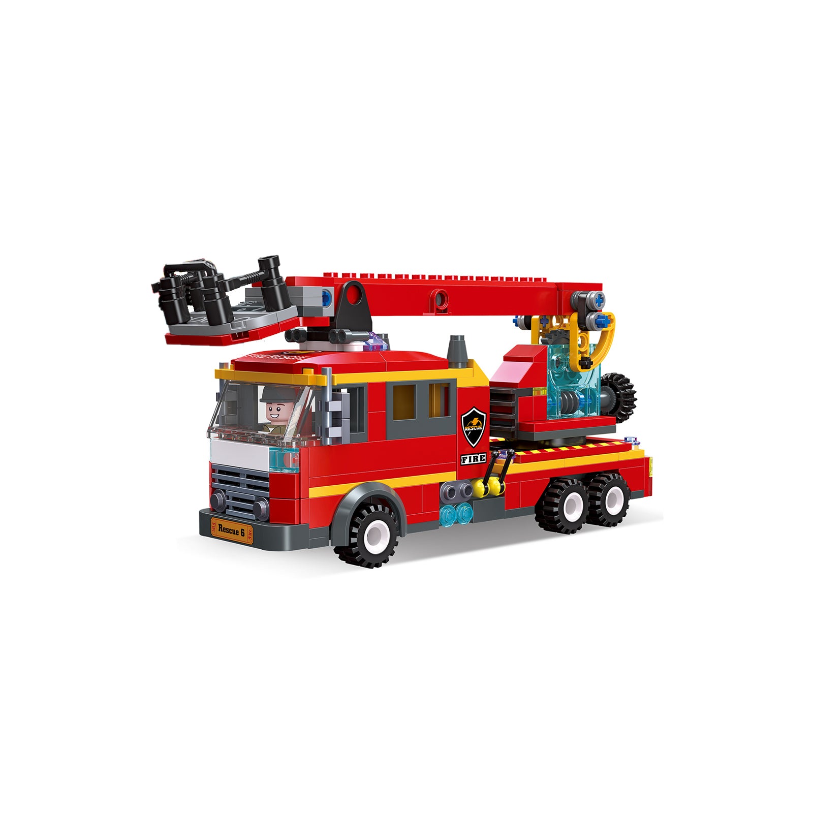 City Light Fire Truck Toy Tiny Bricks Set -273Pcs