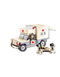 City Ambulance Block Brick Toy Set -260Pcs
