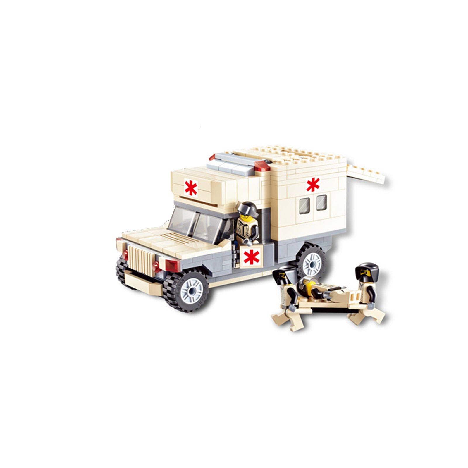 City Ambulance Block Brick Toy Set -260Pcs