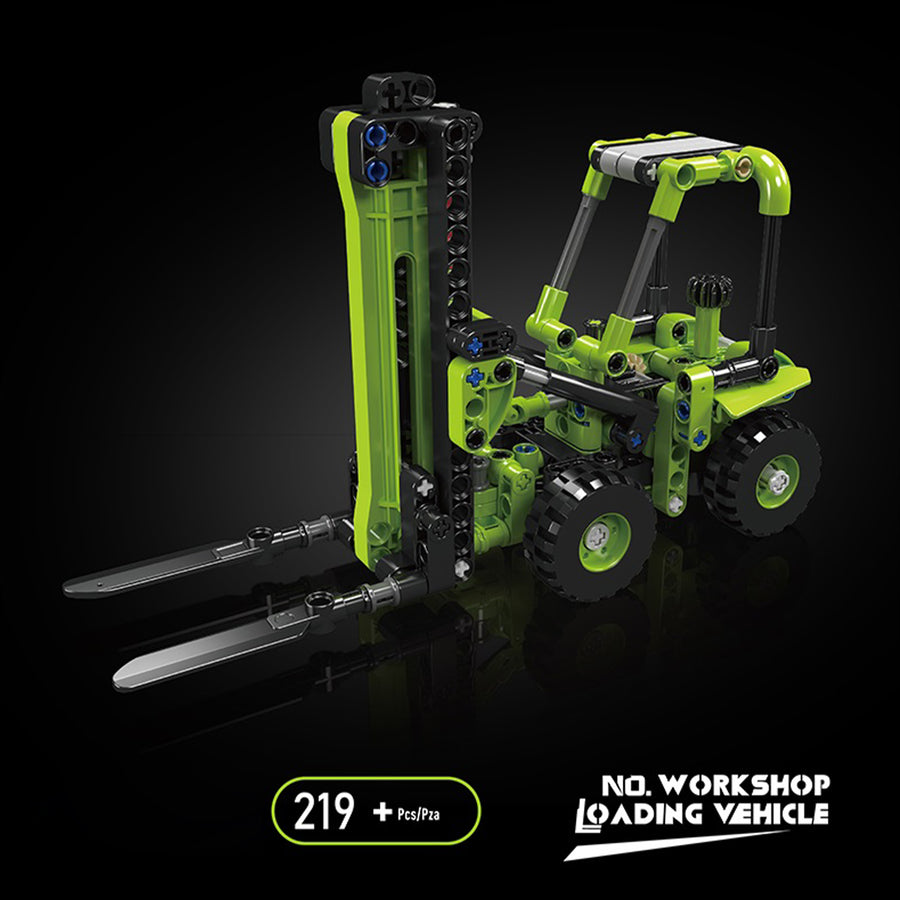 City Forklift Building Bricks Toys Set