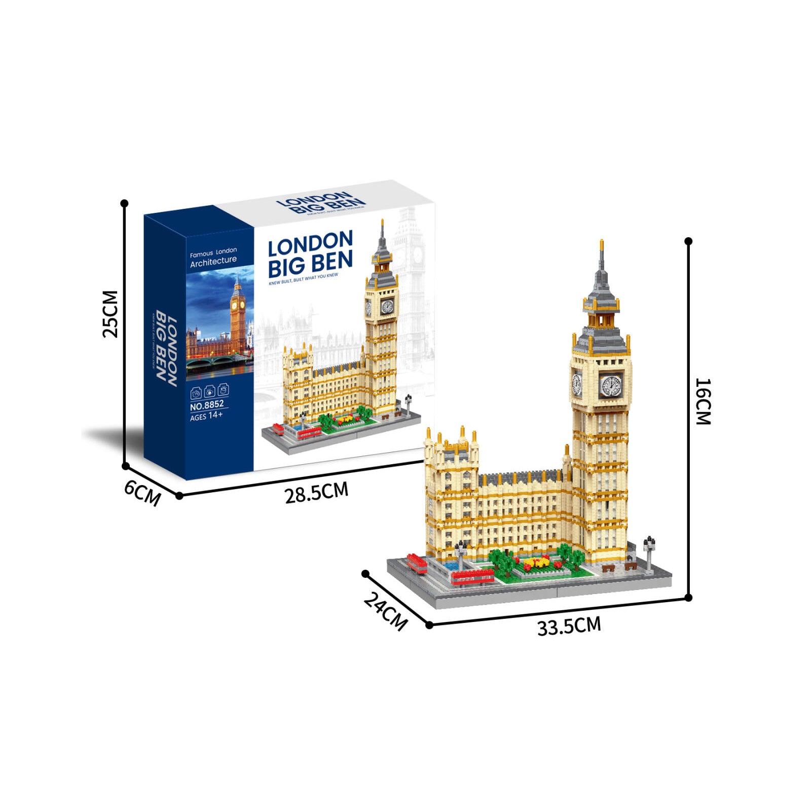 London Big Ben Construction Toys For Kids