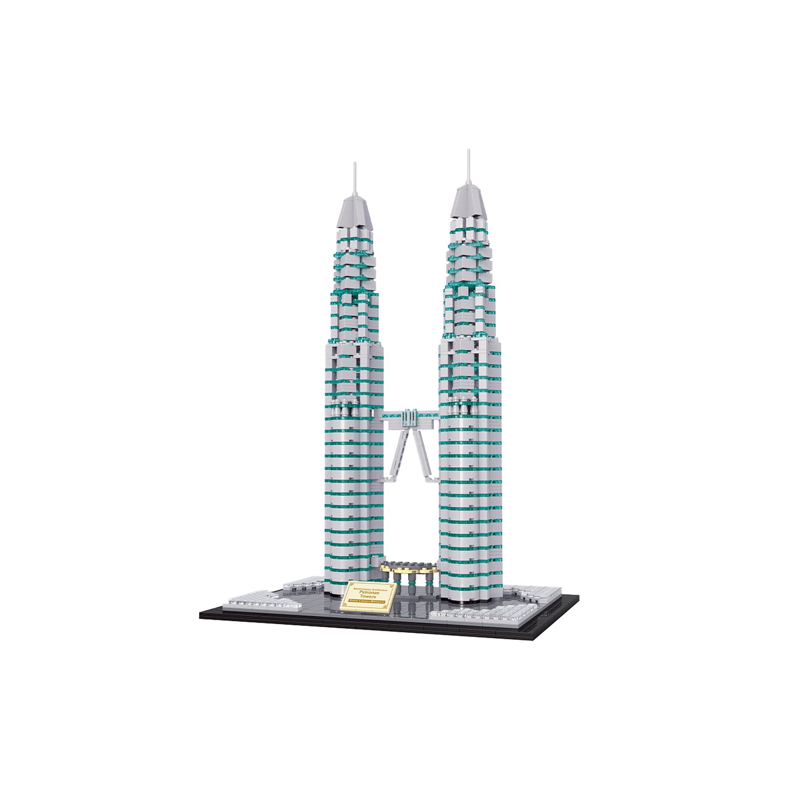 Kuala Lumpur Twin Towers Building Bricks Toys -1790Pcs