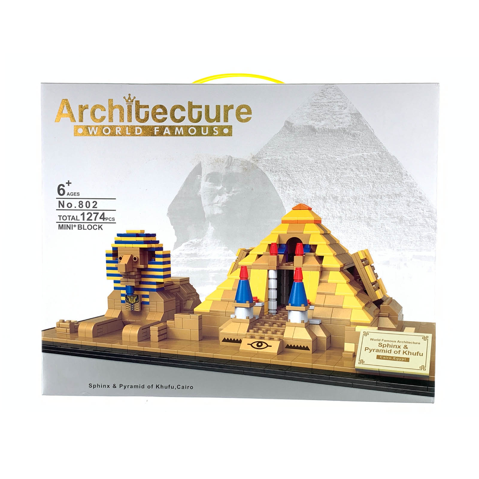 Great Pyramid of Giza Building Mini Bricks Set