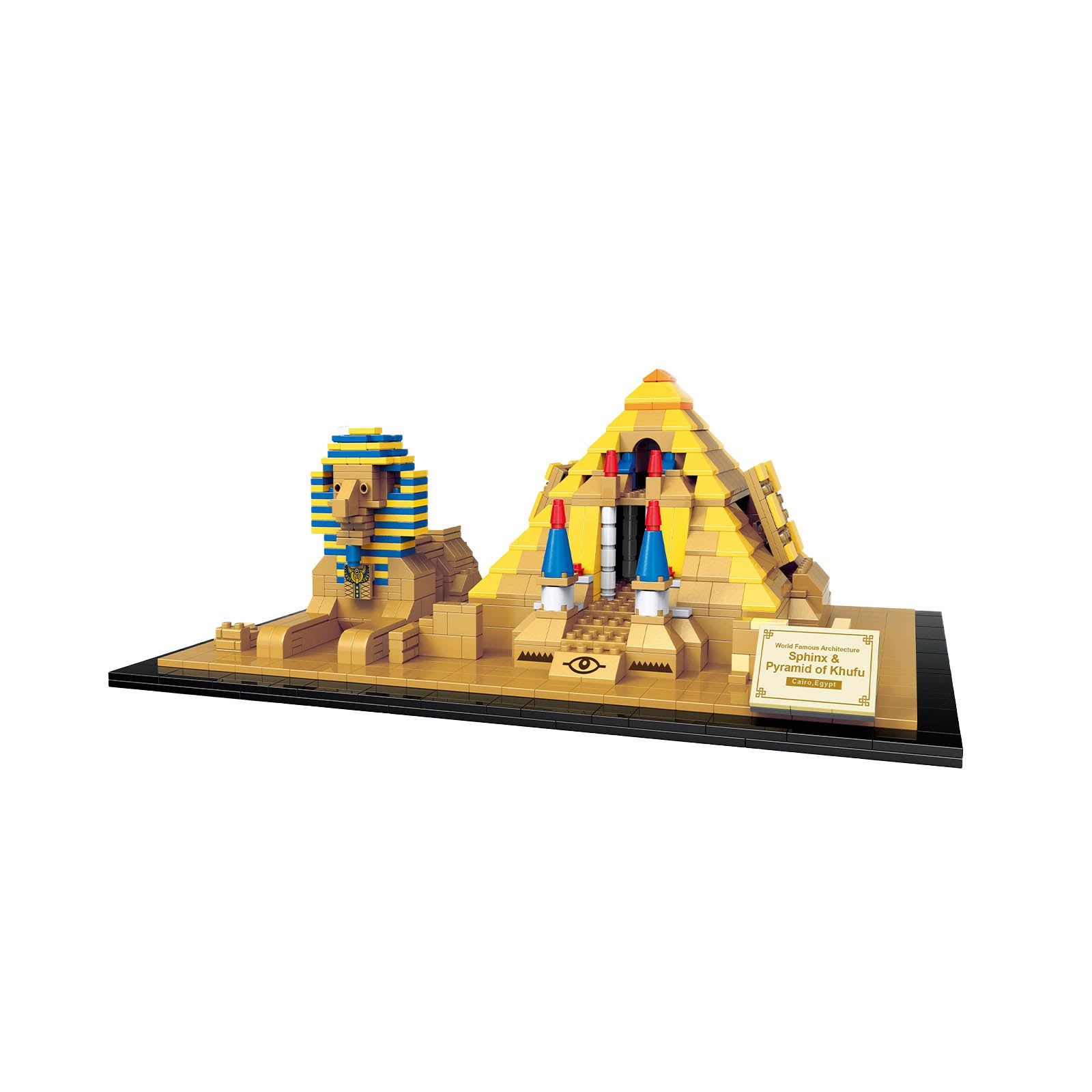 Great Pyramid of Giza Building Mini Bricks Set