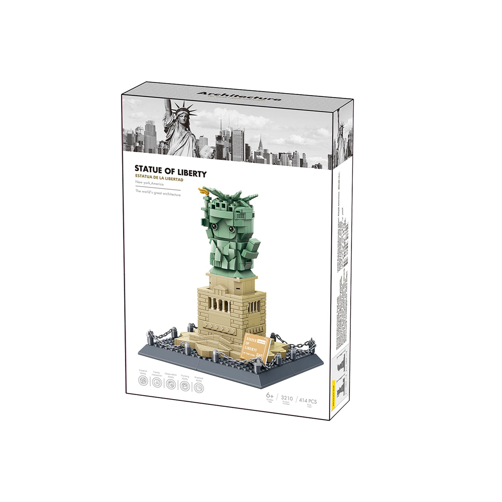 Statue of Liberty Building Brick Set