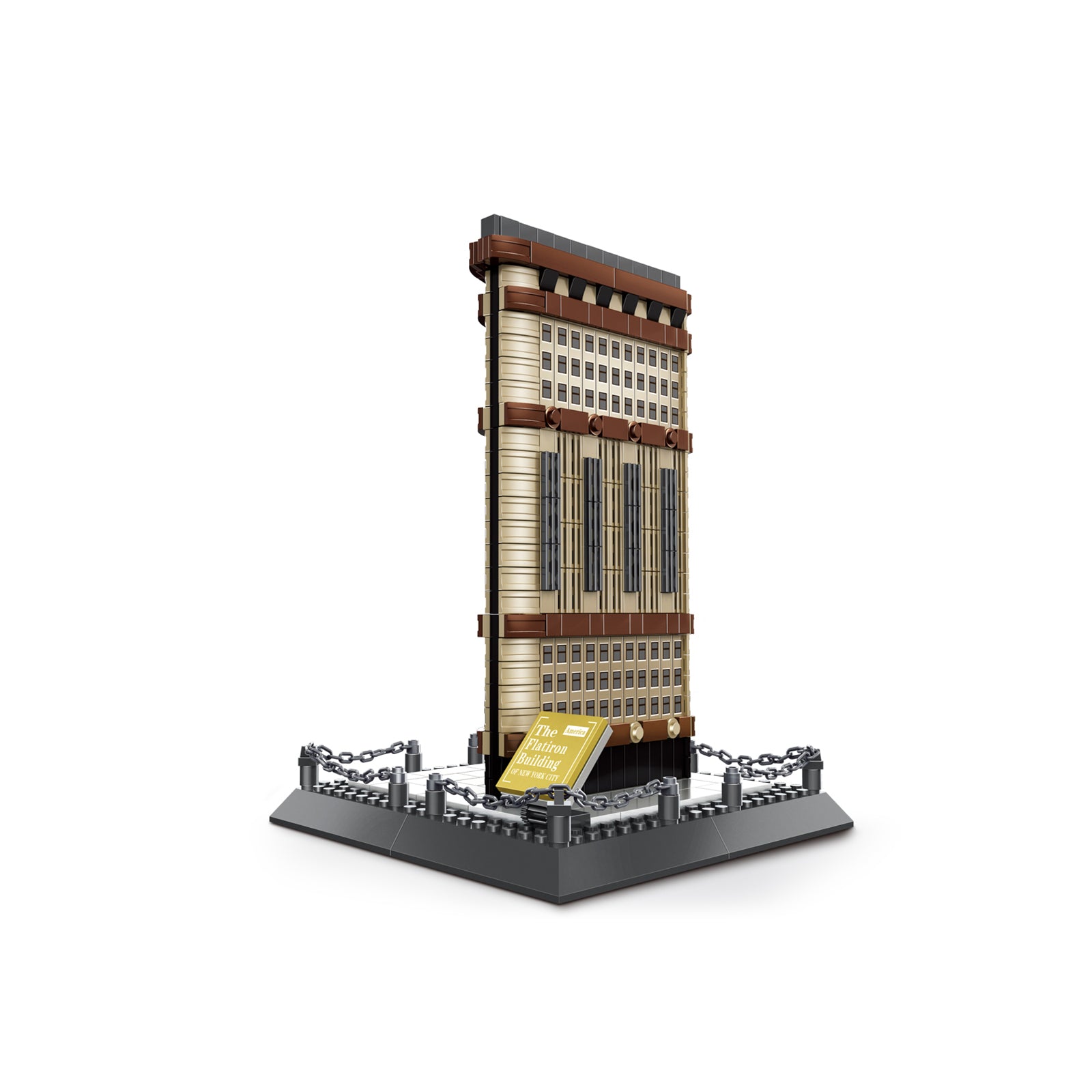 New York Flatiron Building Blocks Toys Set -838Pcs