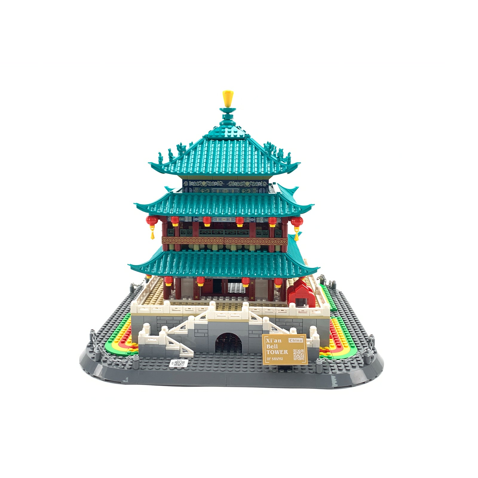 China XiAn Bell Tower Toys Blocks Set -1121Pcs