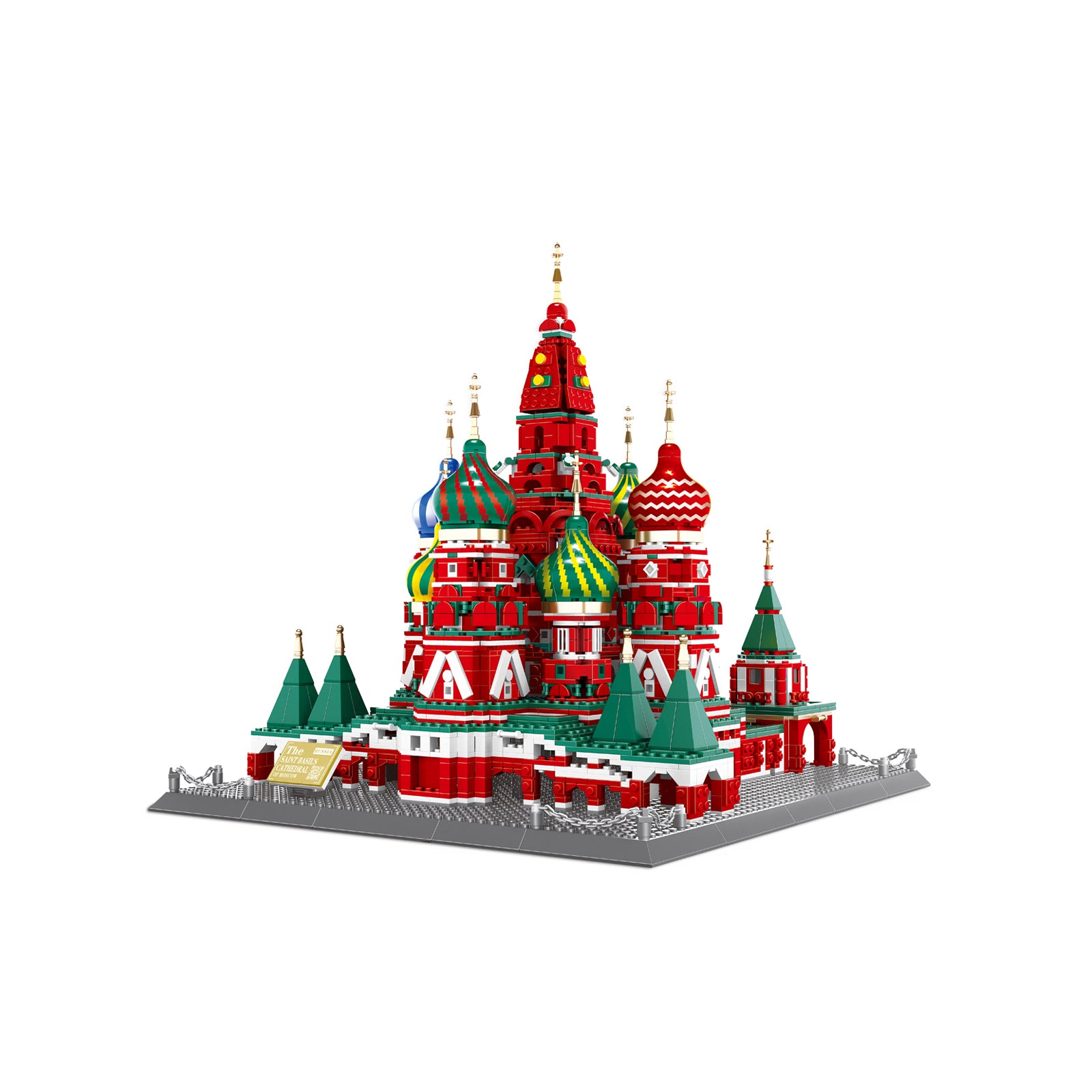 Moscow Saint Basil's Cathedral Toy Construction Set -3213Pcs