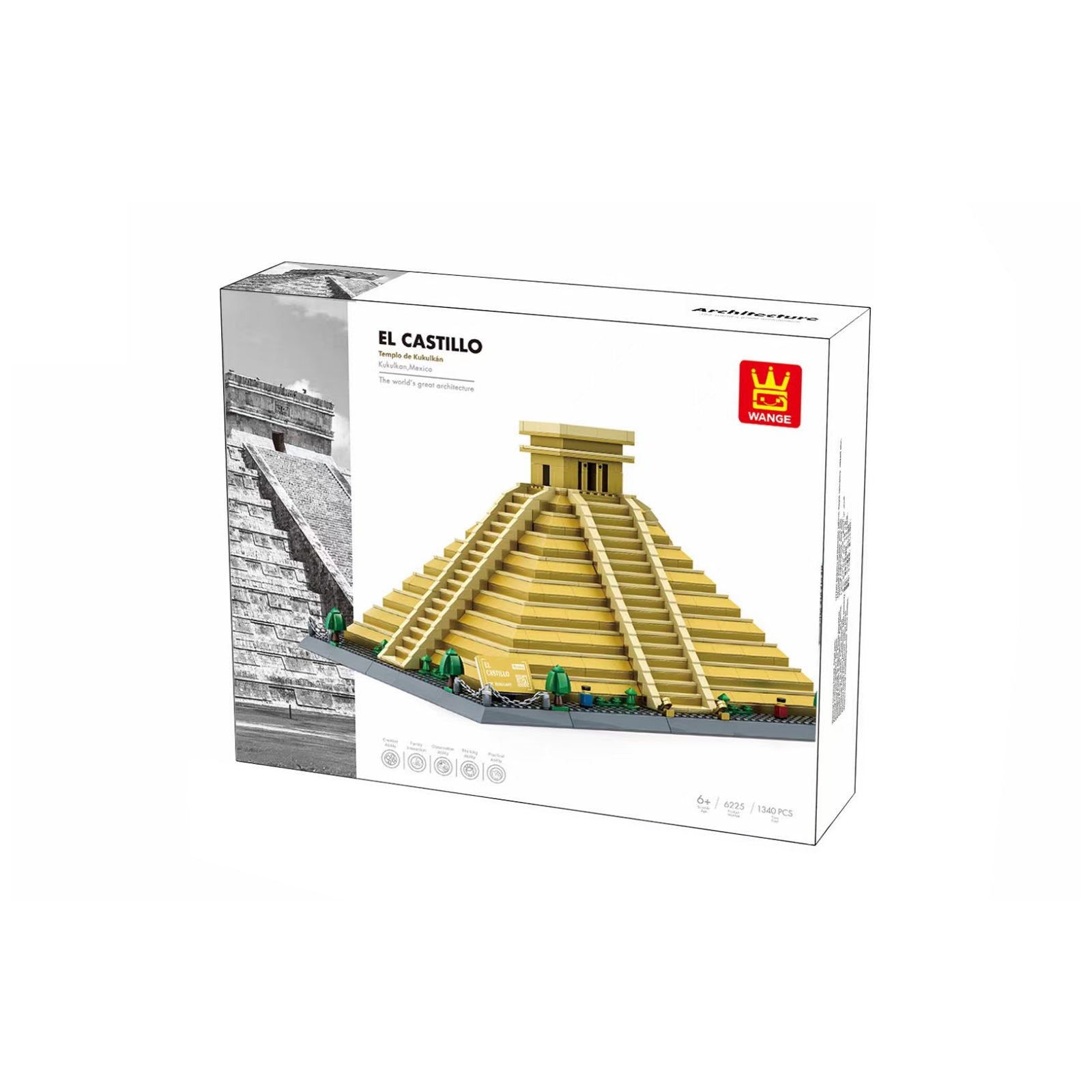 El Castillo Great Pyramids Construction Toy -1340Pcs