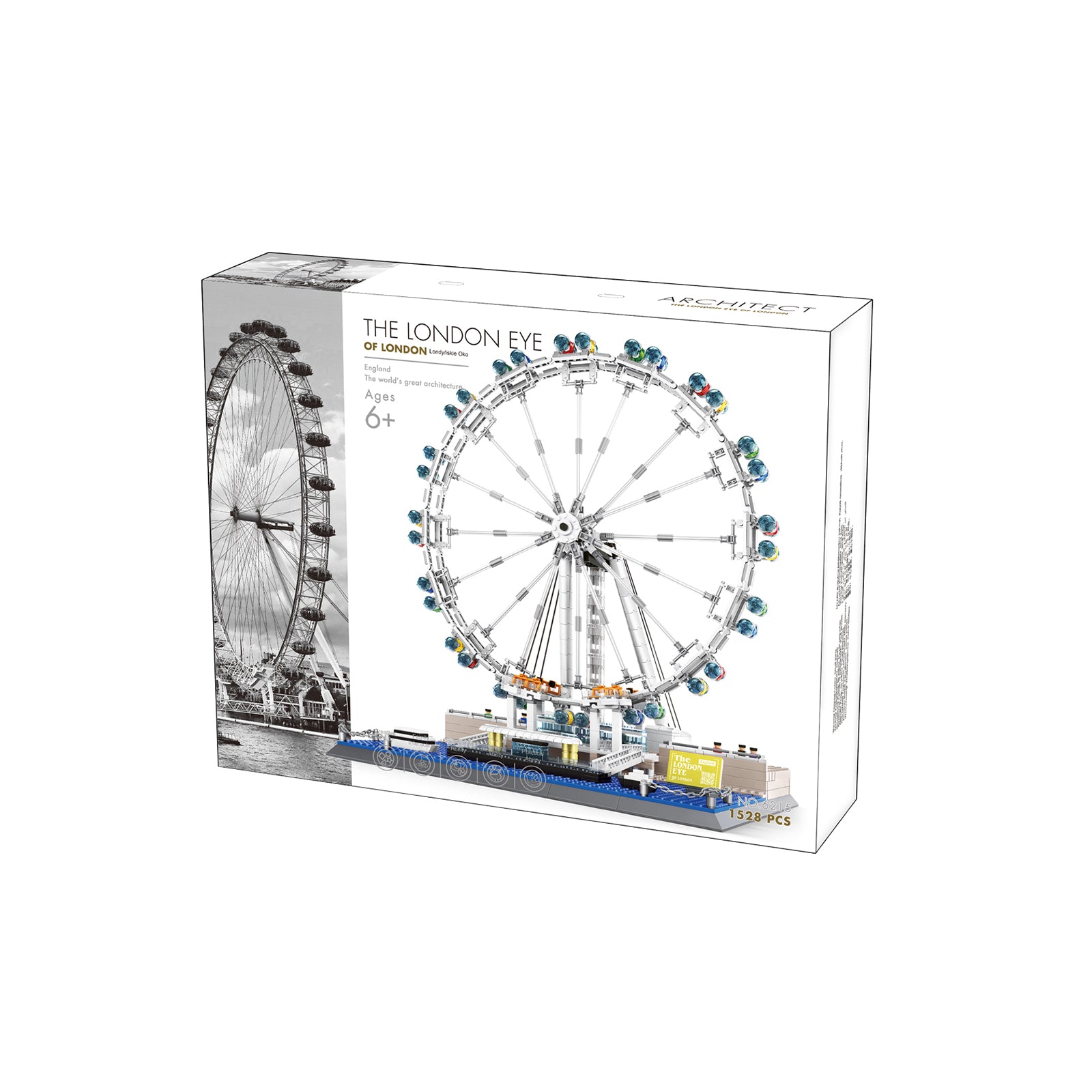 London Eye Ferris Wheel Building Brick Toys - 1528Pcs