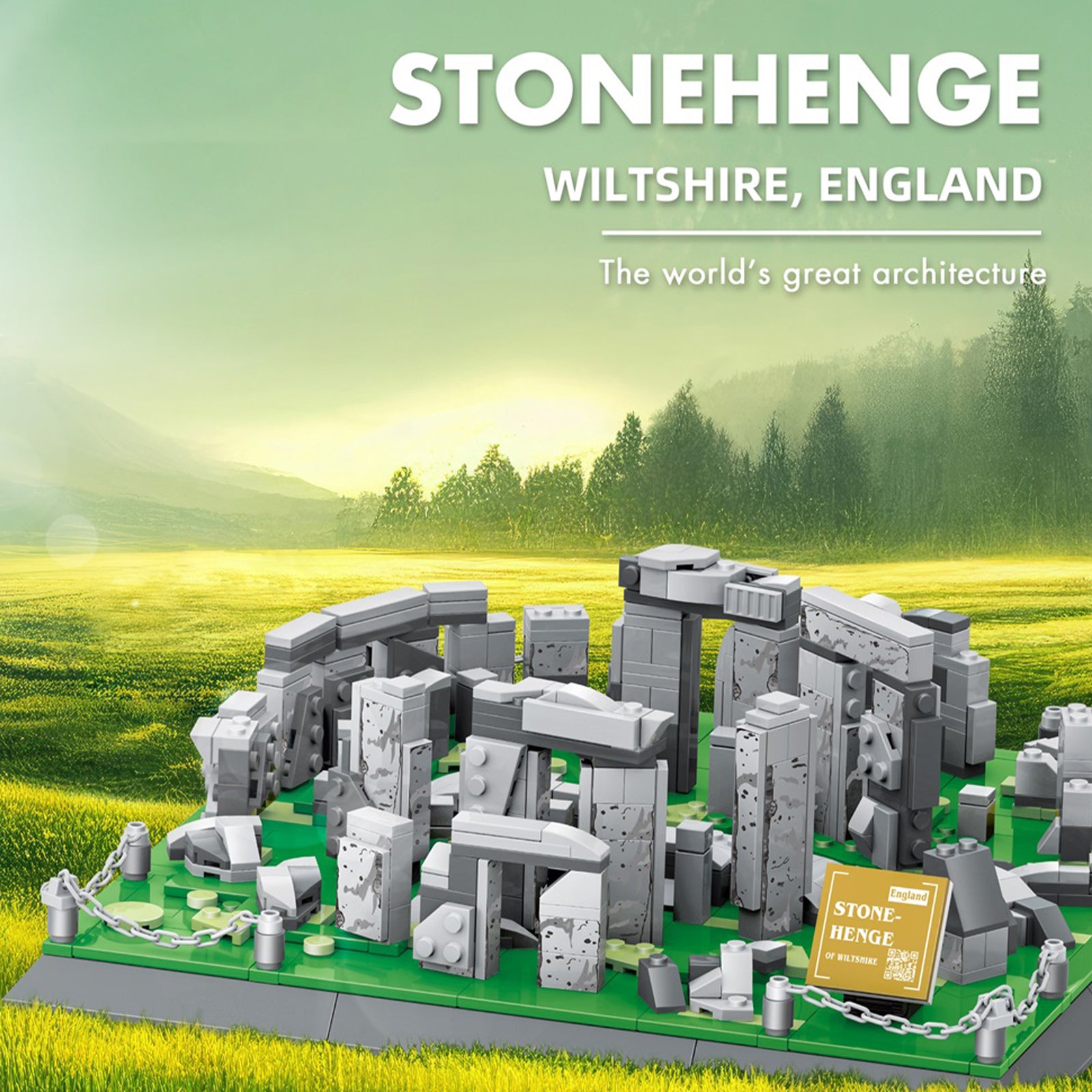 United Kingdom Stonehenge Construction Toys -753Pcs