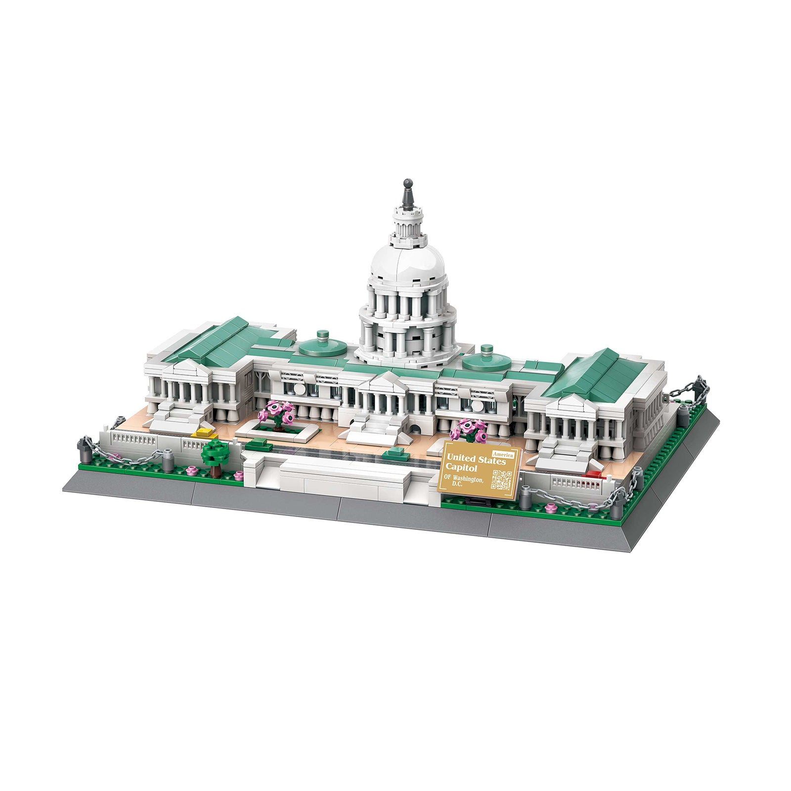 America Capitol Building Block Toy Kit -1074Pcs