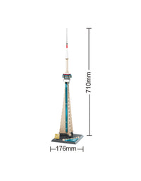 Toronto CN Tower Block Building Sets - 400Pcs
