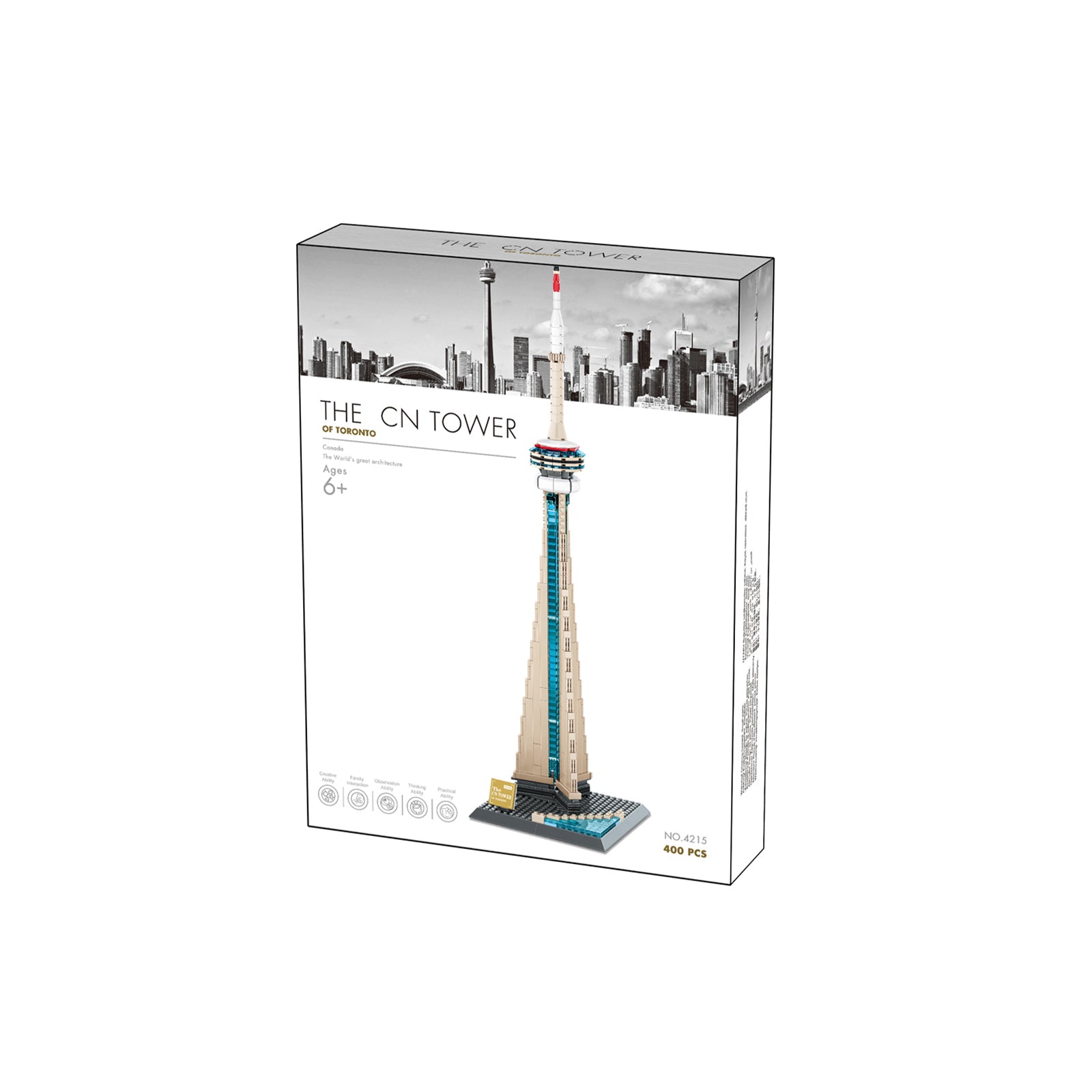 Toronto CN Tower Block Building Sets - 400Pcs