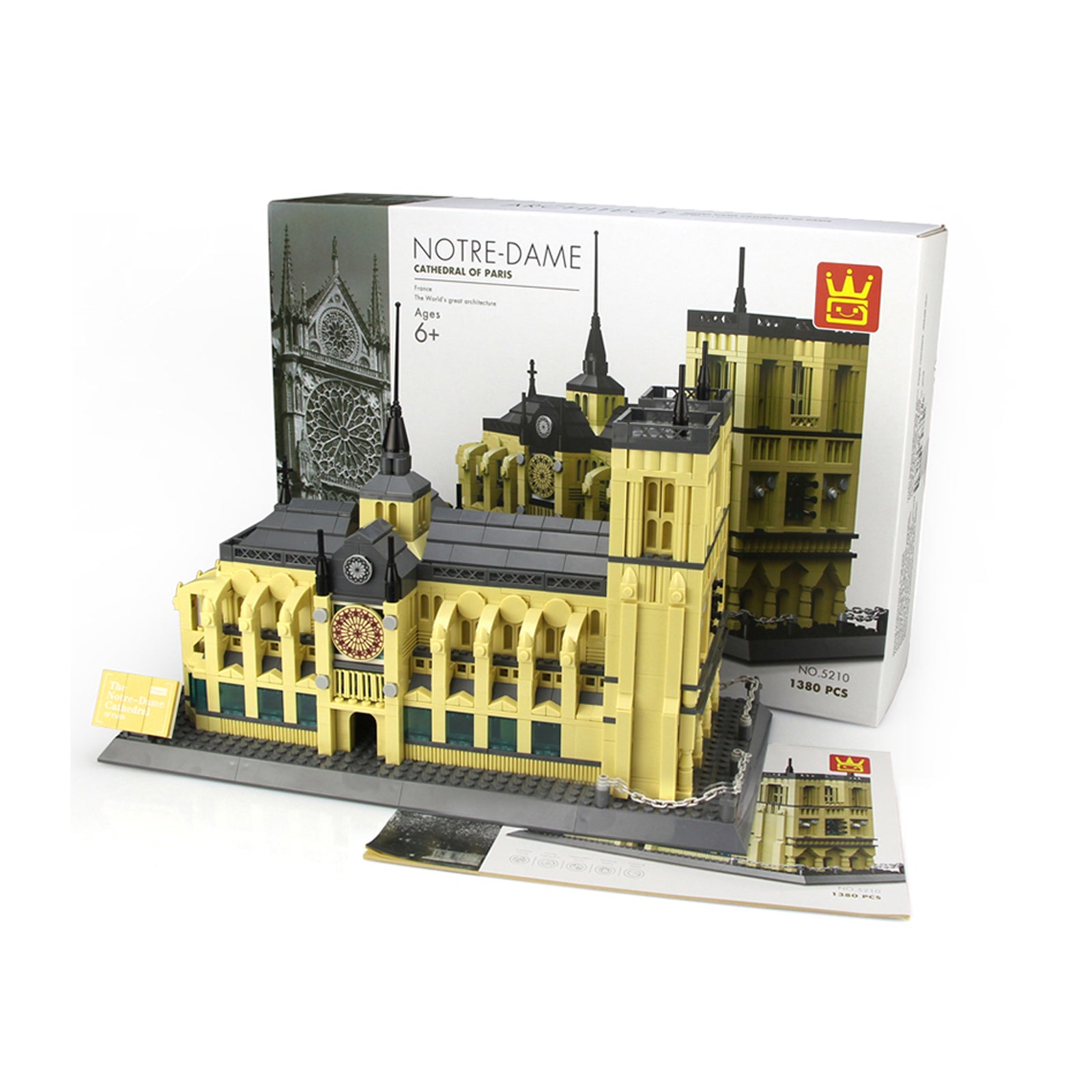 Notre Dame de Paris Construction Toys for Kids -1380Pcs