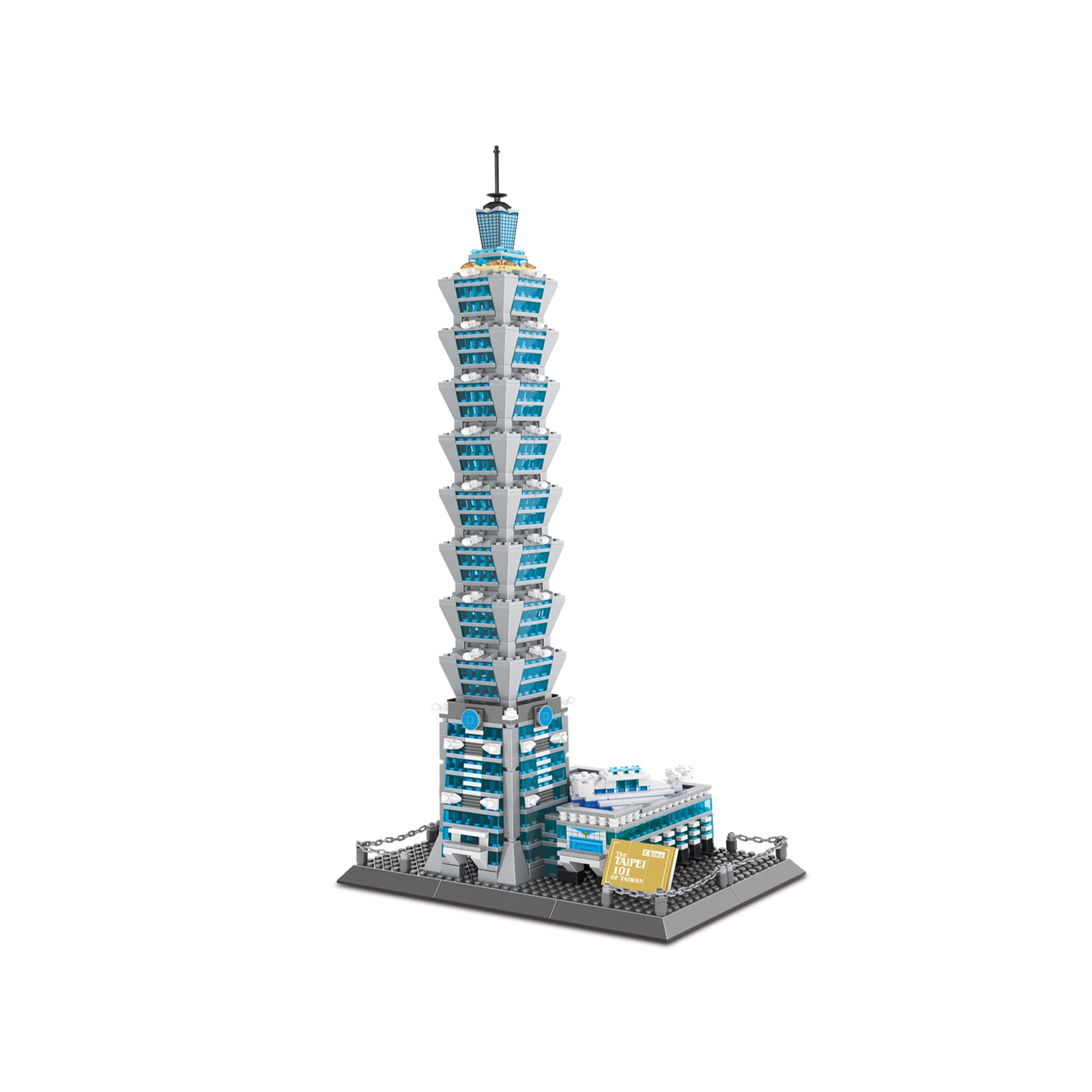 Taipei 101 Skyscraper Building Brick Toy Set - 1512Pcs