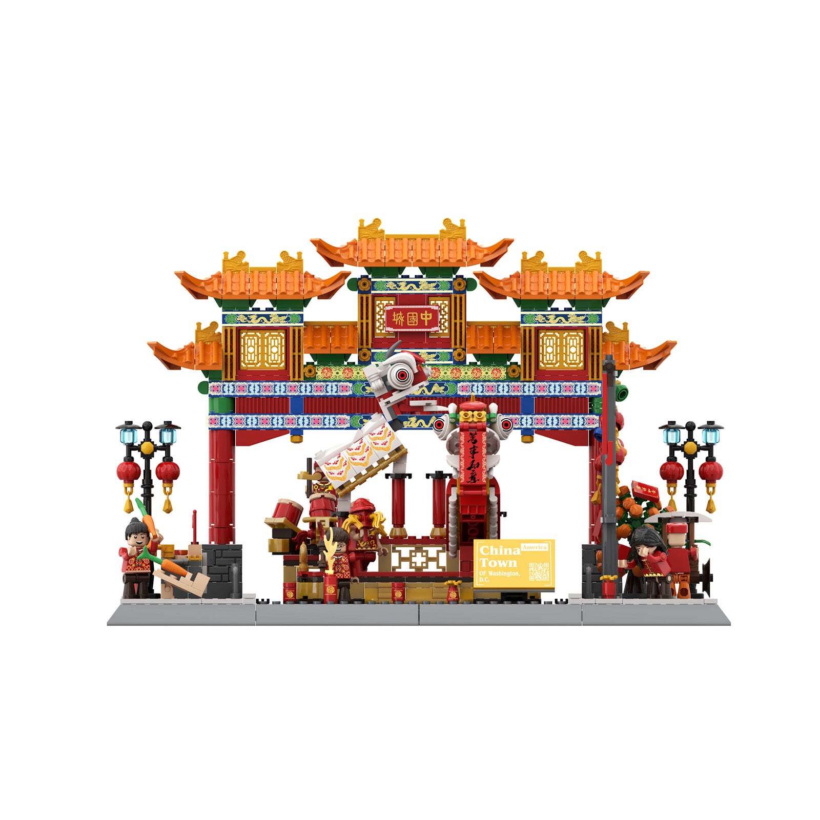 City Chinatown Main Street Mini Block Sets