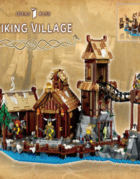 Medieval Viking Village Building Block Toys Set - 2103Pcs
