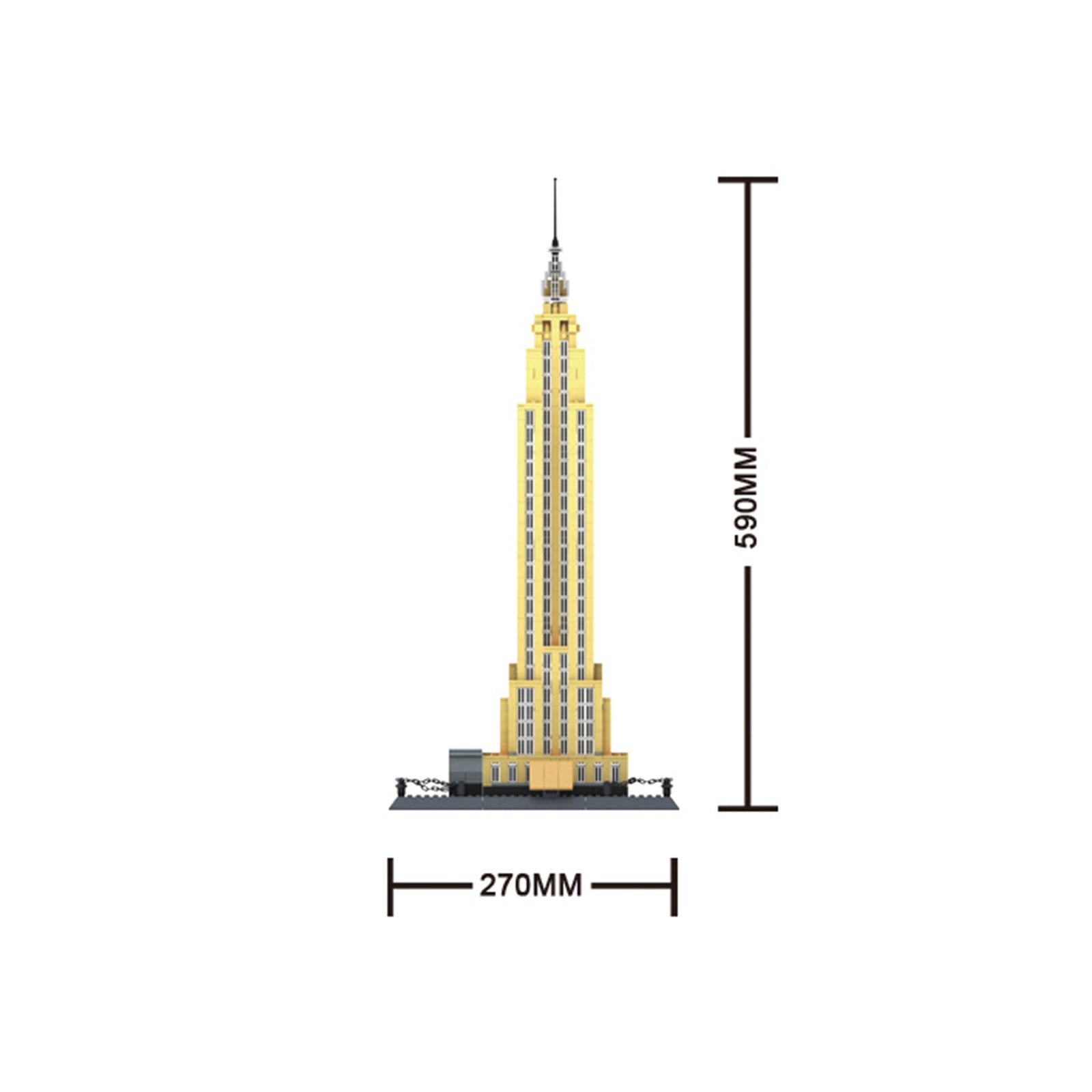 New York Empire State Kid Block Toy Set -1995Pcs