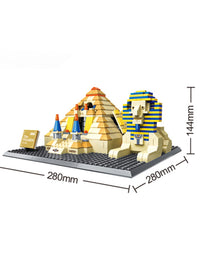 Great Pyramid of Giza Building Mini Bricks Set
