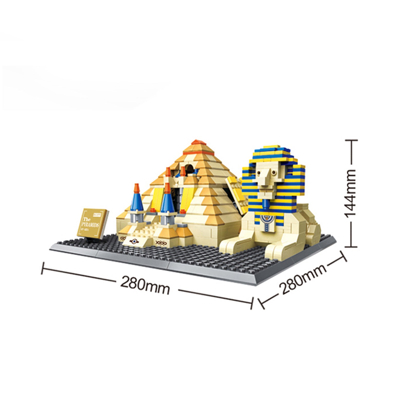 Great Pyramid of Giza Building Mini Bricks Set