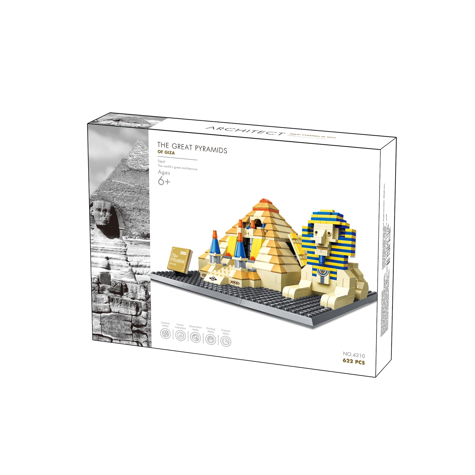 Great Pyramid of Giza Building Mini Bricks Set