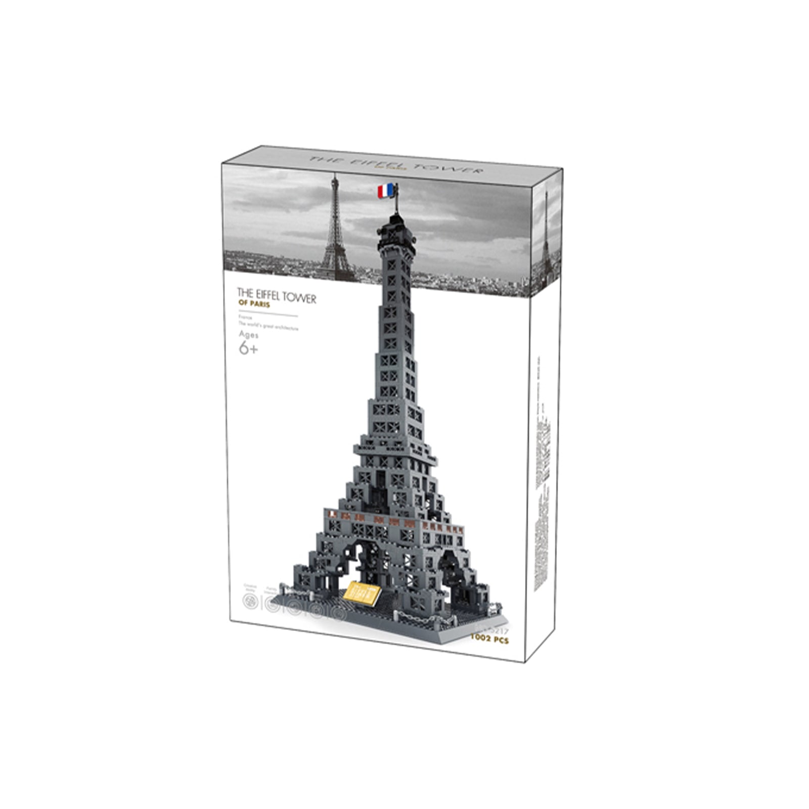 Eiffel Tower of Paris Modular Buildings Toy Set -1002Pcs