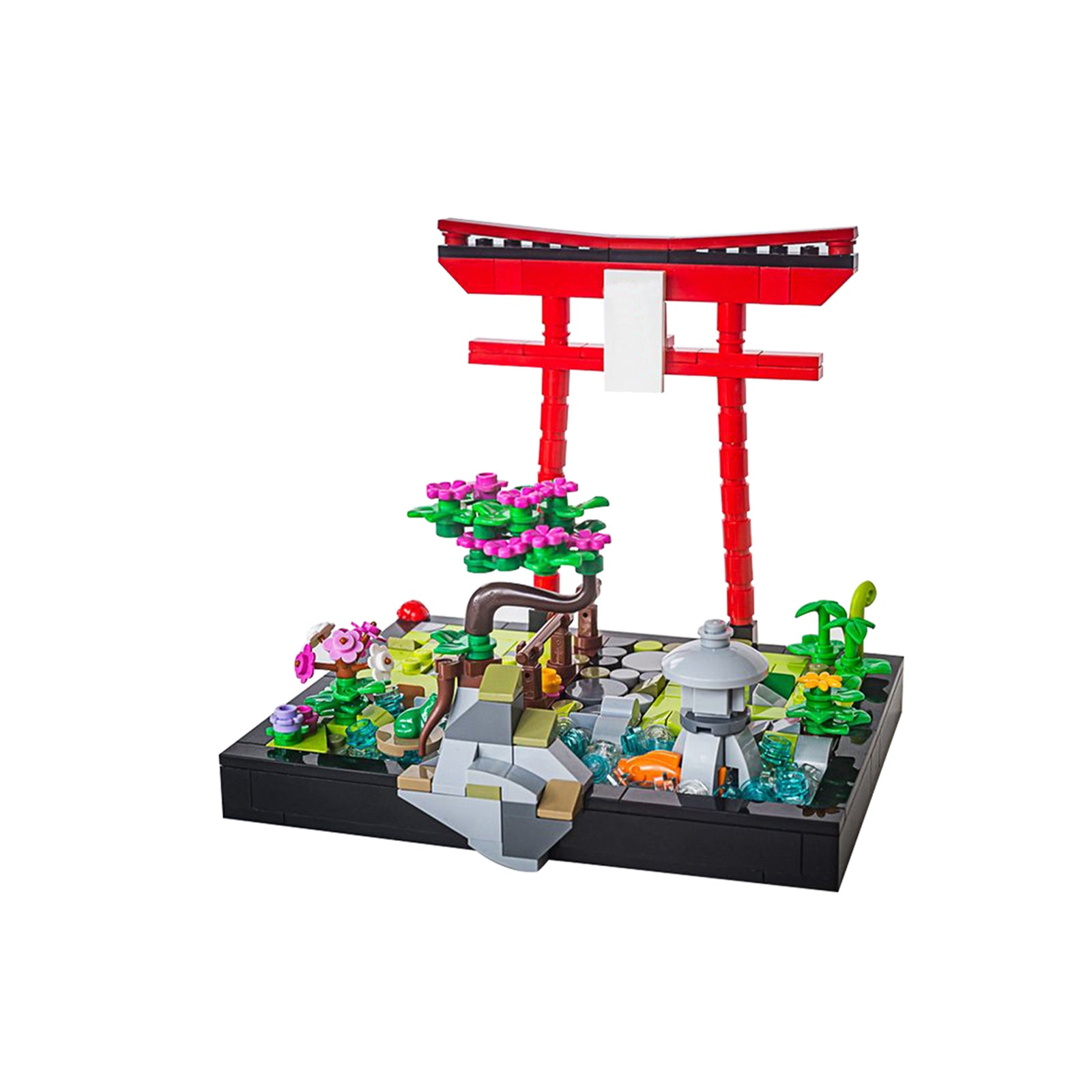 Japanese Tranquil Garden Block Building Set - 346Pcs