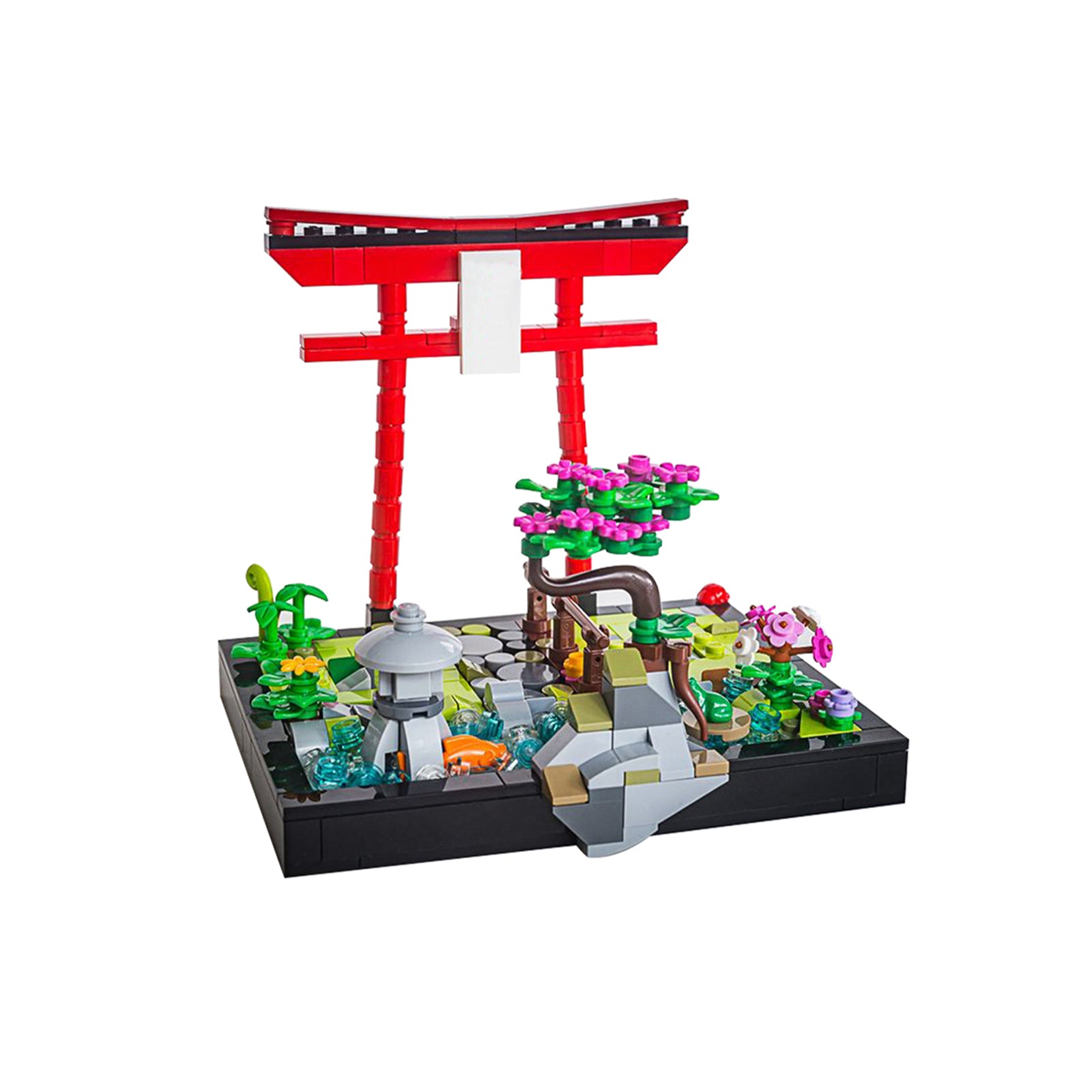 Japanese Tranquil Garden Block Building Set - 346Pcs