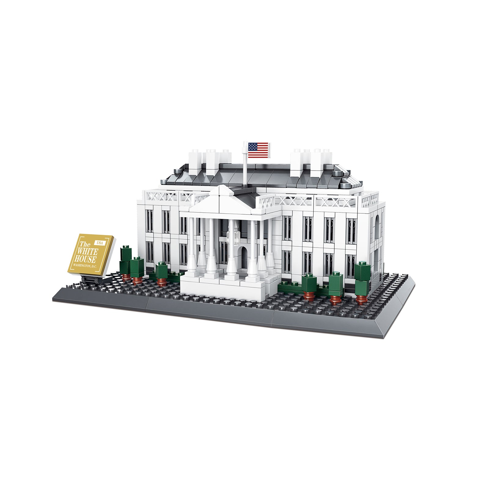 The White House Construction Brick Toys Set - 803Pcs